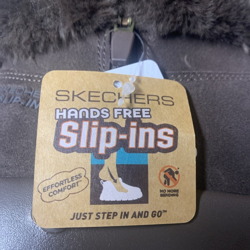 Ladies Skechers Boots On-The-Go Joy Size 10 Hands Free Slip In Pillow Heel - Picture 4 of 14